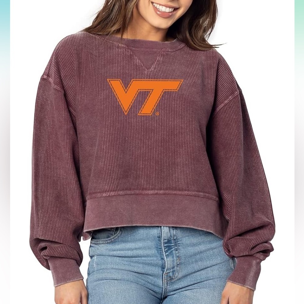 VT Women's Purple Sweatshirt